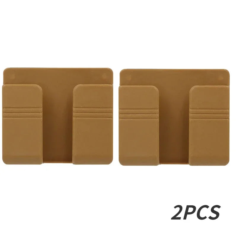 Hanging Organizers Charging Stand Things for the Home Multifunction Kitchen Storage & Organization Remote Control Smarts Phone Peaceful Pleasures Health and Wellness brown-2pcs