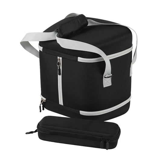 Portable Carrying Organizer Bag For Partybox Encore2 Speaker With Shoulder Strap And Microphone Bag Speaker Storage Accessory Peaceful Pleasures Health and Wellness