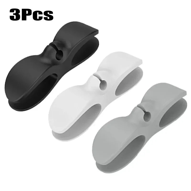Silicone Cable Winder Cord Organizer Clips for Kitchen 3/6 Pcs