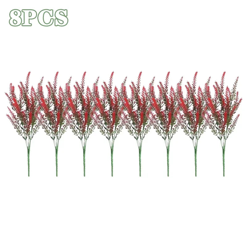 UV Resistant Lavender Artificial Flowers | Outdoor Garden Decor