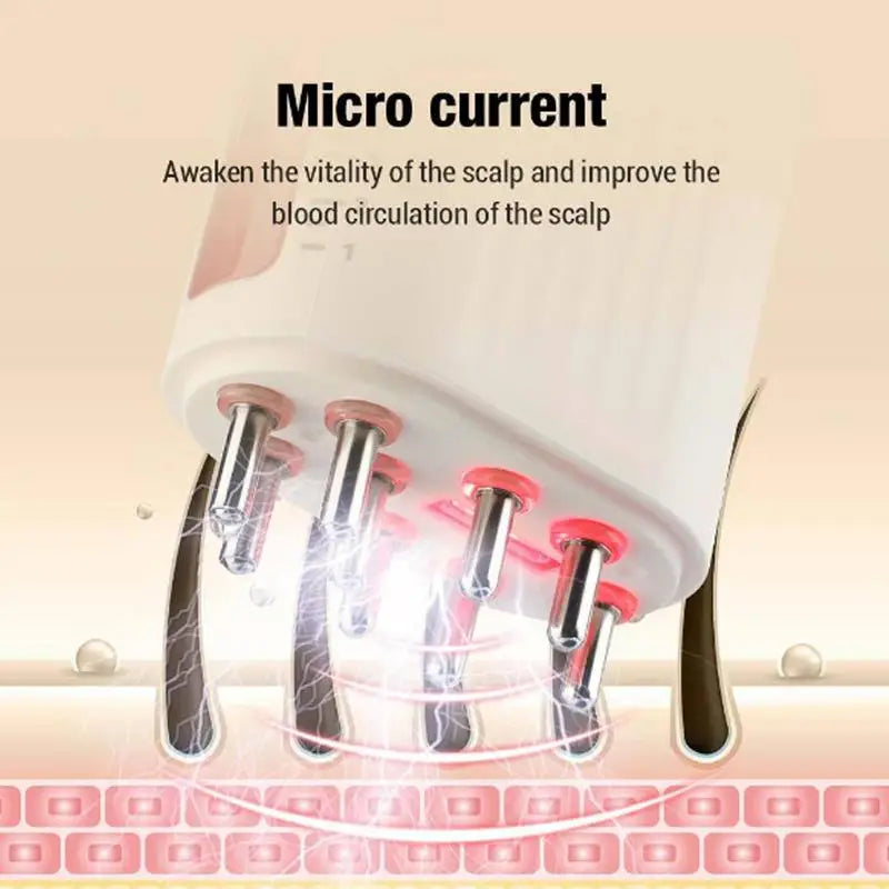 Electric Scalp Massager & Hair Oil Applicator Brush