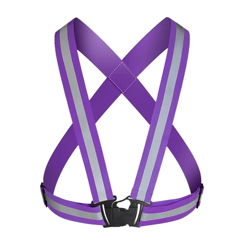 Reflective Safety Vest – Adjustable Night Running & Cycling Reflective Safety Vest Peaceful Pleasures Health and Wellness