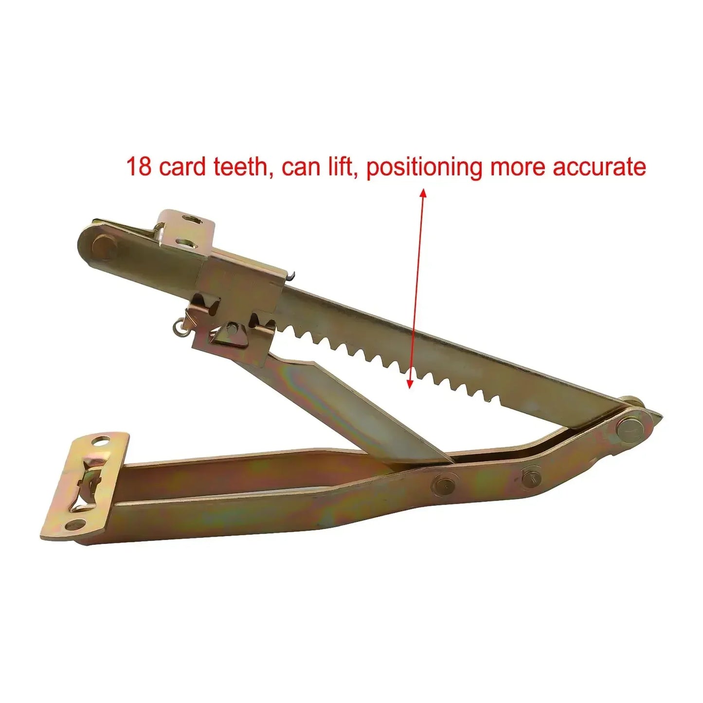 Heavy-Duty 18-Gear Adjustable Angle Headrest Hinge | Iron