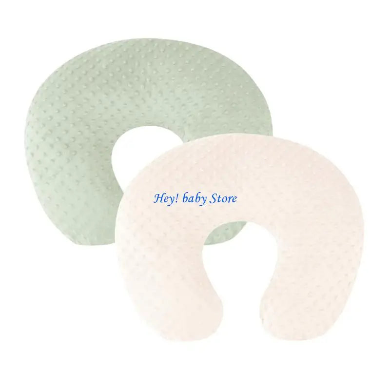 Pack of 2 Soft Cotton Nursing Pillow Covers | Baby Feeding