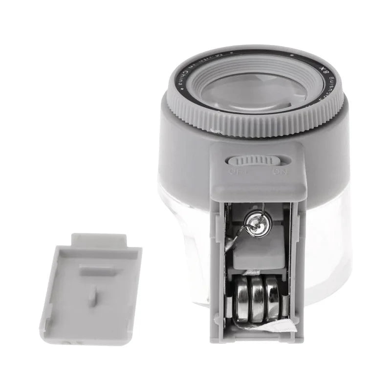 Led Scale Magnifying Glass 13100-2 New Cylindrical Adjustable Focus Magnifying Glass Peaceful Pleasures Health and Wellness