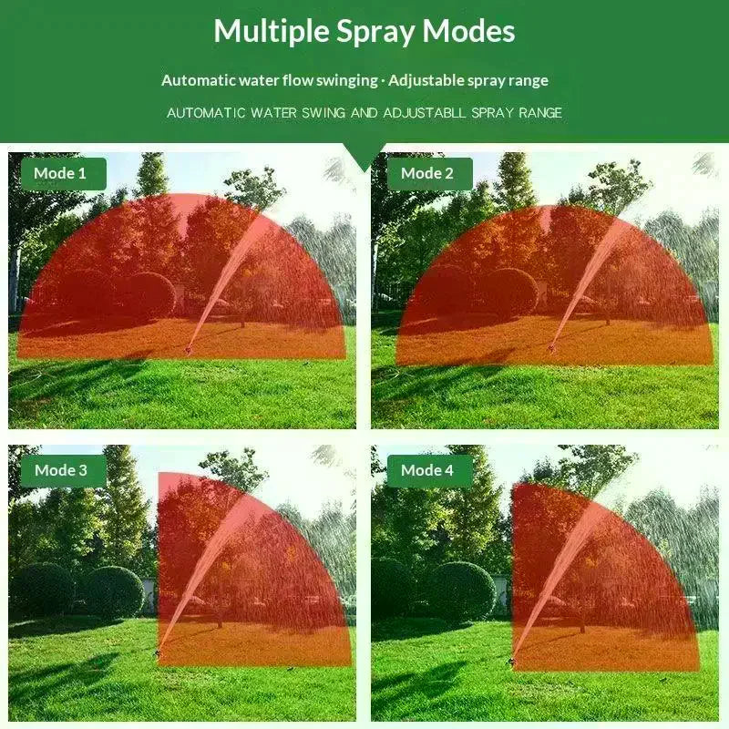 19-Nozzle Oscillating Lawn Sprinkler | Garden Irrigation Sprayer