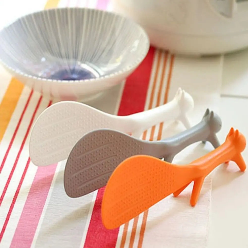 Squirrel Non-Stick Rice Scoop | Cute Self-Standing Meal Spoon