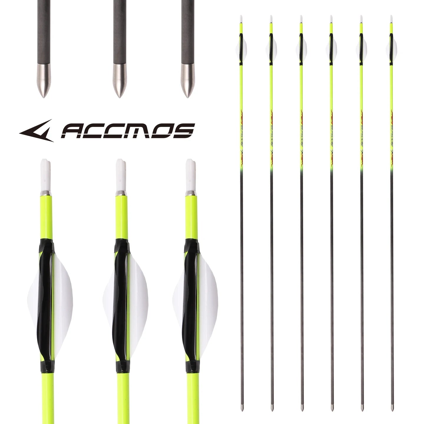 6 12ps ID Pure Carbon Arrow Spine 400 500 600 700 800 900 1000