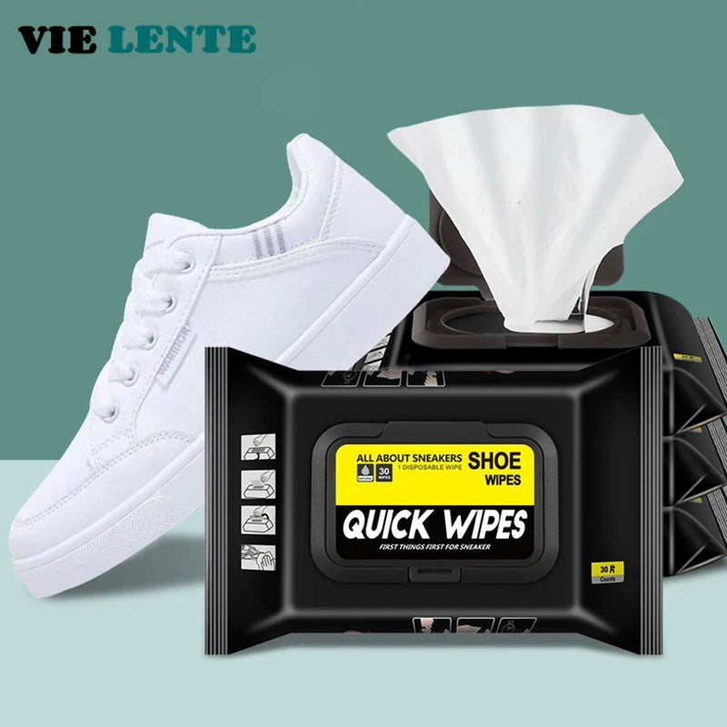 Disposable Sneaker Cleaning Wipes 12 & 30 Pack | Shoe Care