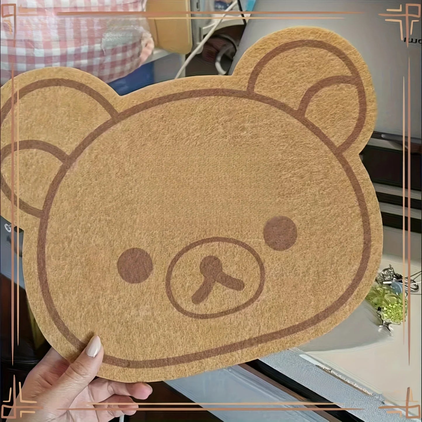 Cute Bear Pin Board – Wall Mounted Bulletin Board for Kids