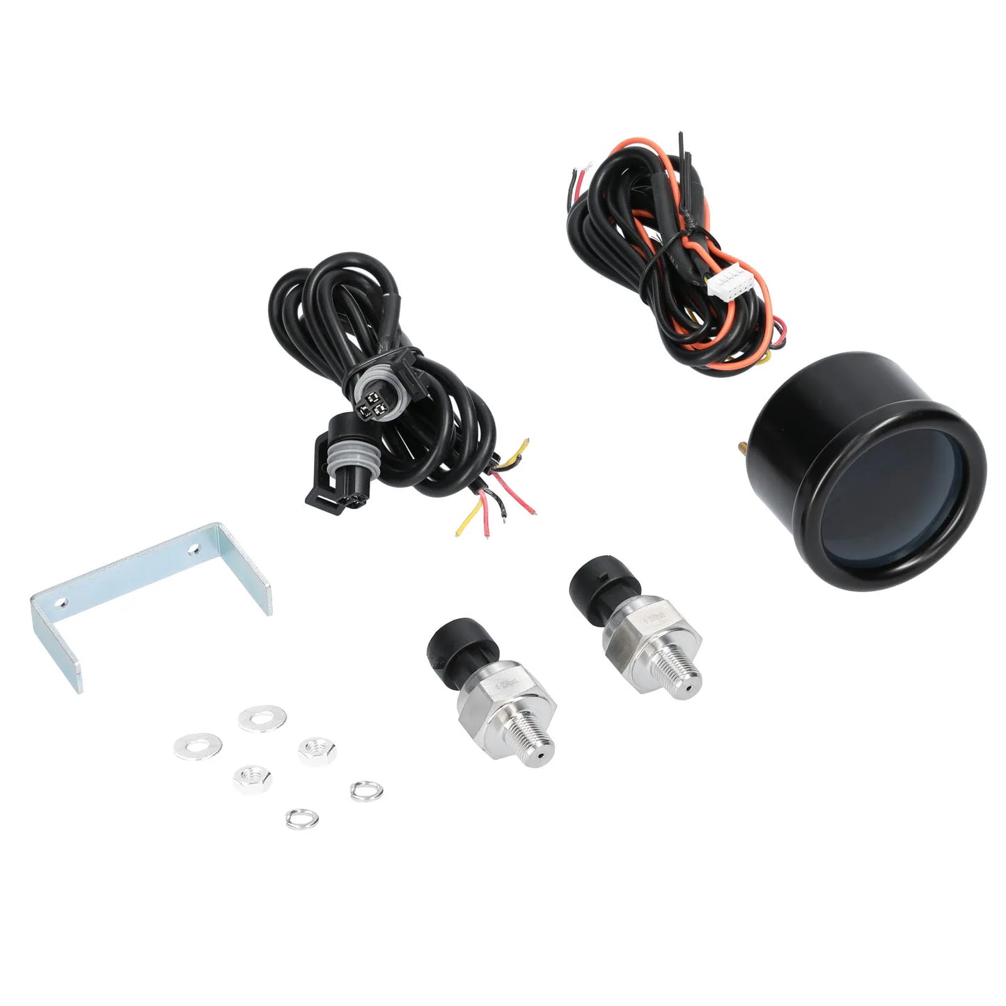 Dual Display LED Air Suspension Gauge 0-220PSI | 2x NPT Sensors