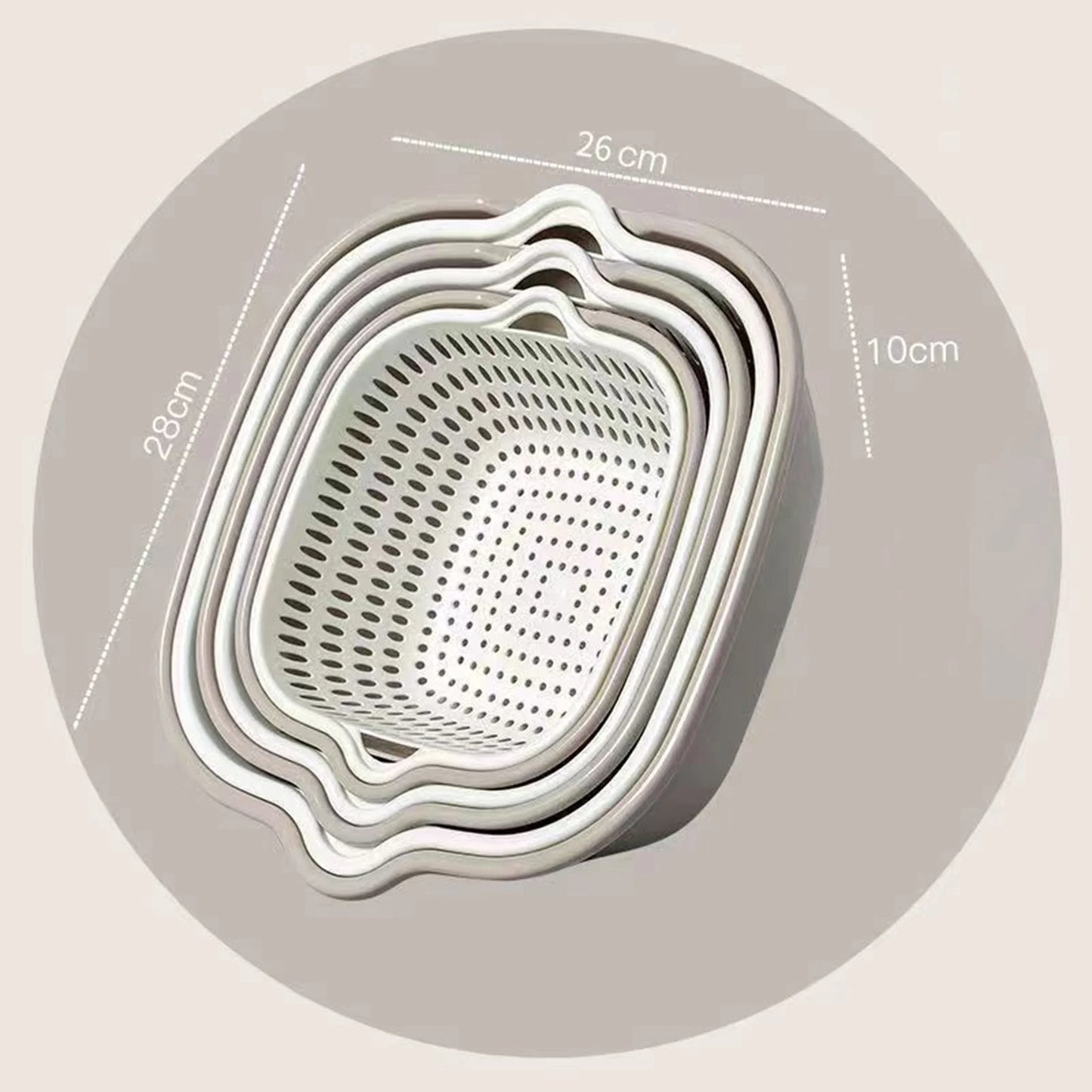 Vegetable Food Washing Strainer Household Vegetable Washing Drain Basket Suitable for Broccoli and Grapes Peaceful Pleasures Health and Wellness
