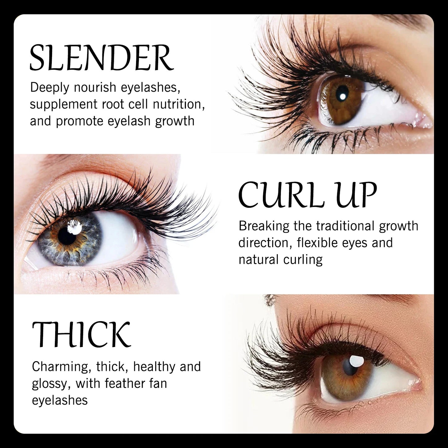 Jaysuing Eyelash Growth Serum – Longer Thicker Fuller Lashes 3ml