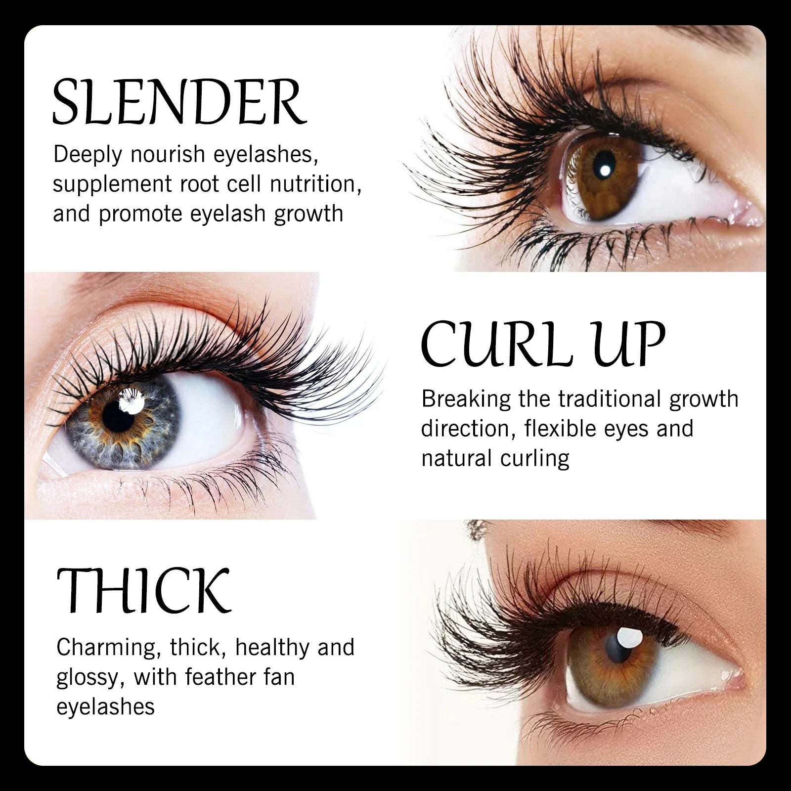Jaysuing Eyelash Growth Serum – Longer, Thicker, Fuller Lashes Eyelash Growth Serum Oasis Select
