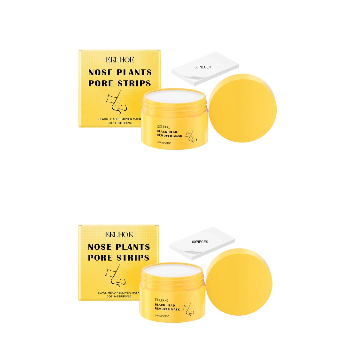Eelhoe Blackhead Nose Strips – T-Zone Pore Cleansing & Moisturizing