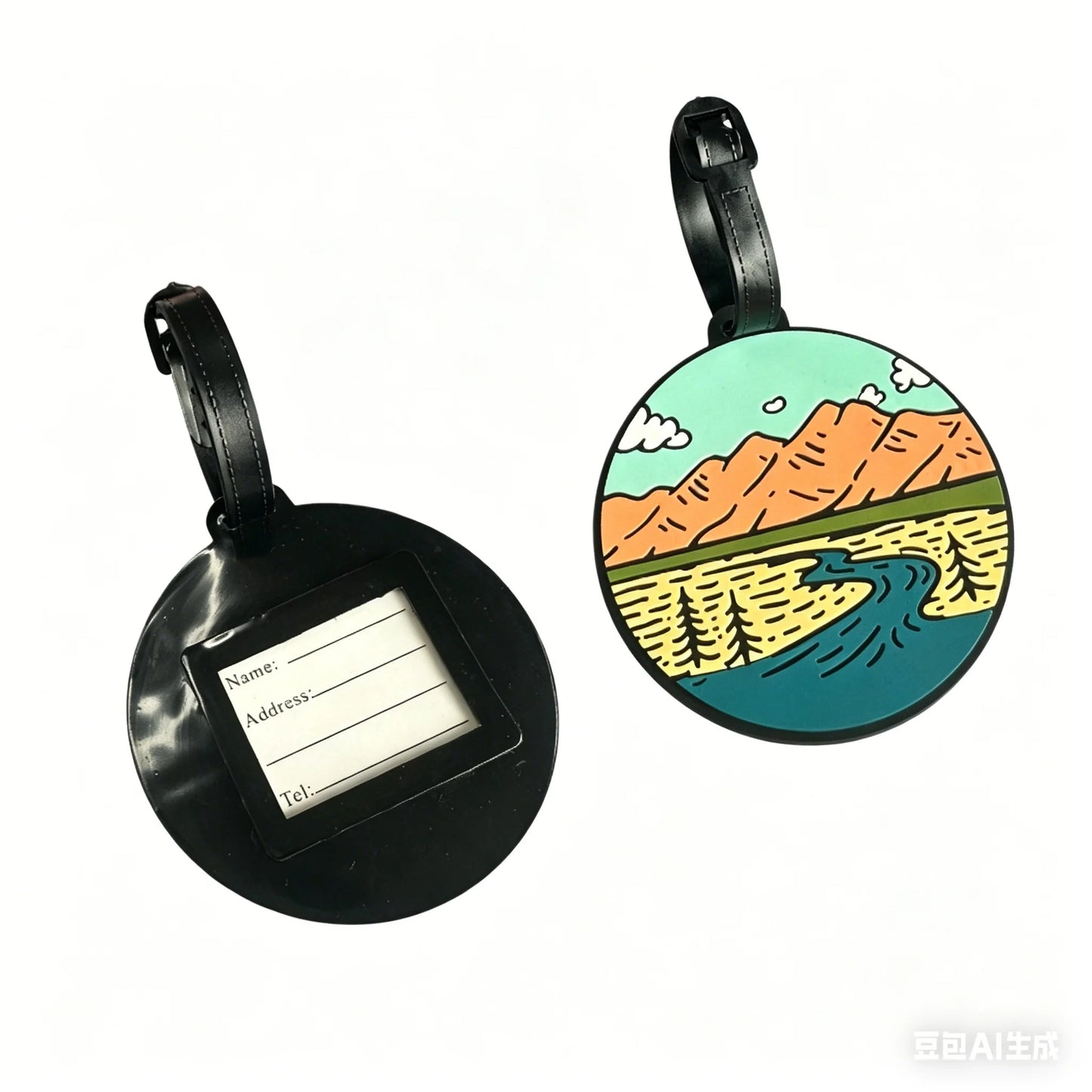 Starry Sky Luggage Tag | Anti-Loss Privacy ID Travel Bag Tag