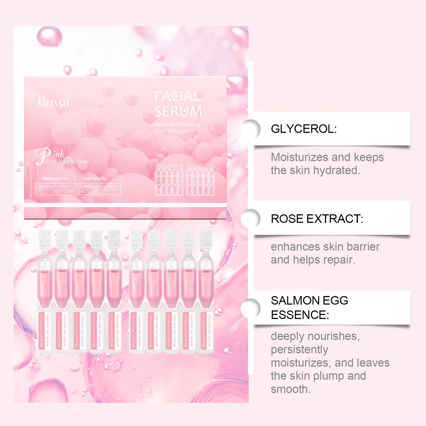Firming Hydrating Ampoule Serum – Pore Refining & Lifting