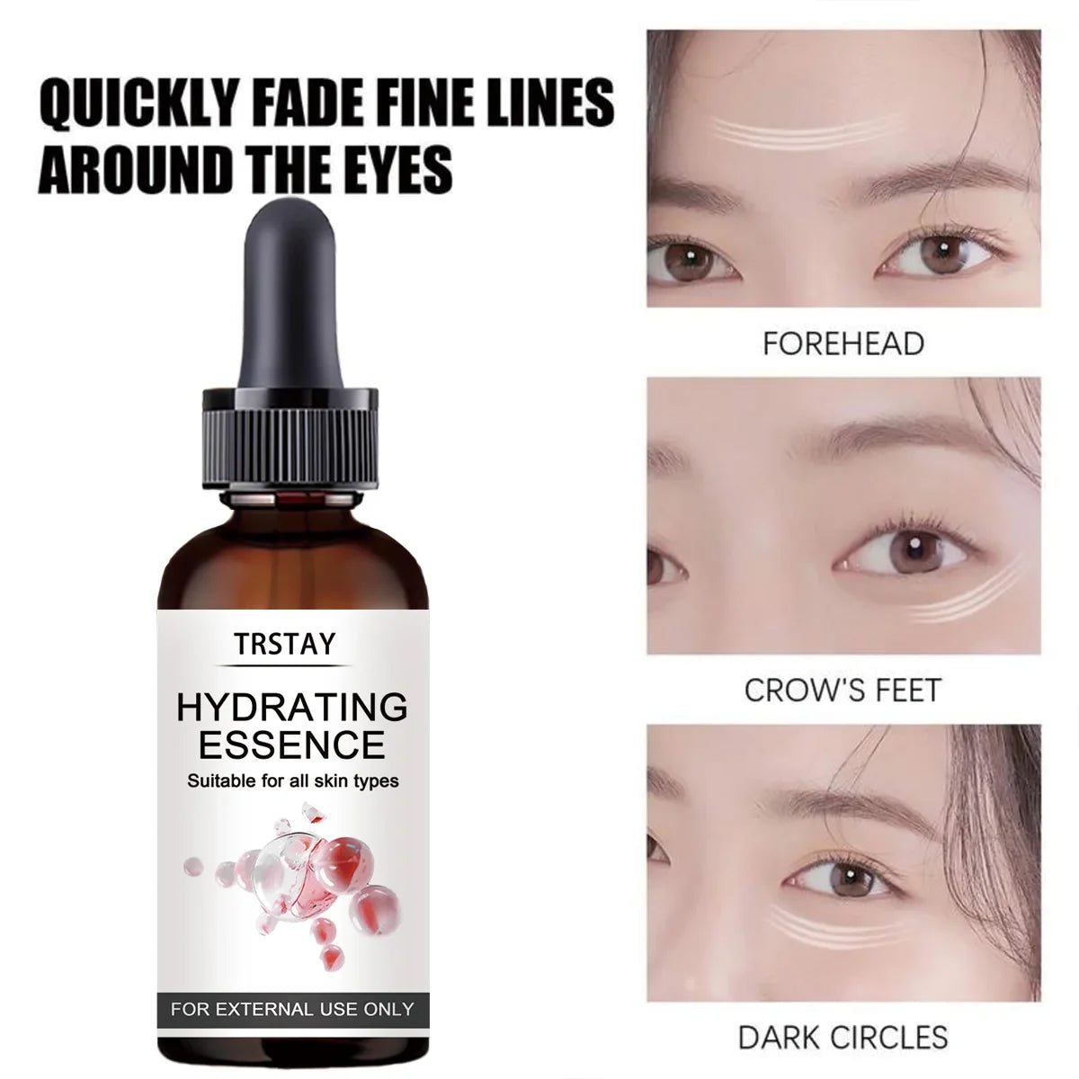 TRSTAY Caffeine Eye Oil – Firms, Brightens & Hydrates Eye Area