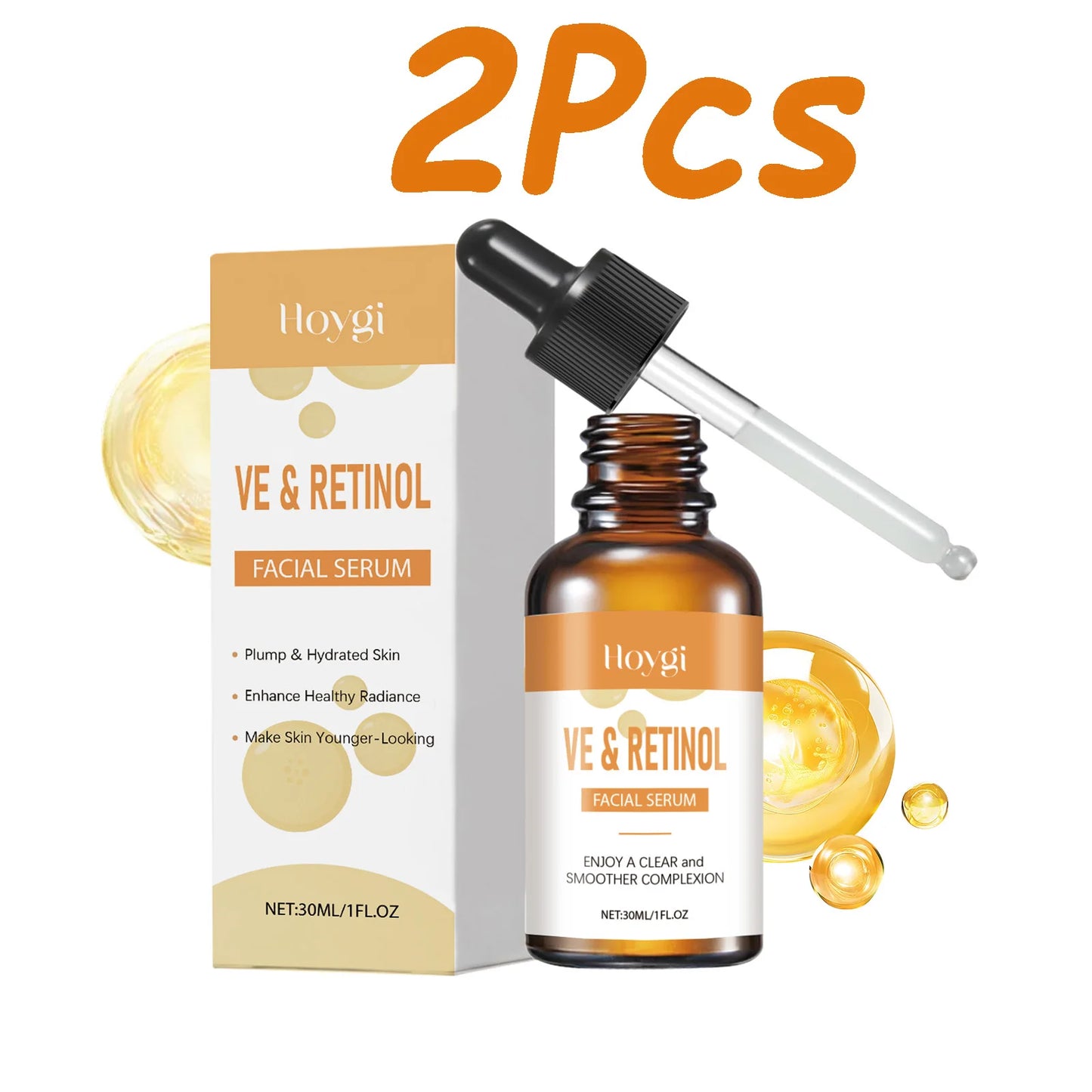 Retinol & Vitamin E Face Serum – Anti-Aging, Firming, Brightening