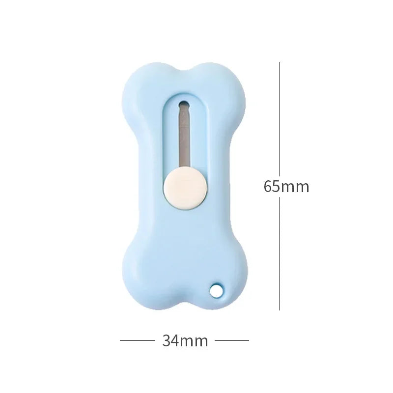 Kawaii Bone Mini Utility Knife & Letter Opener | Cute Stationery