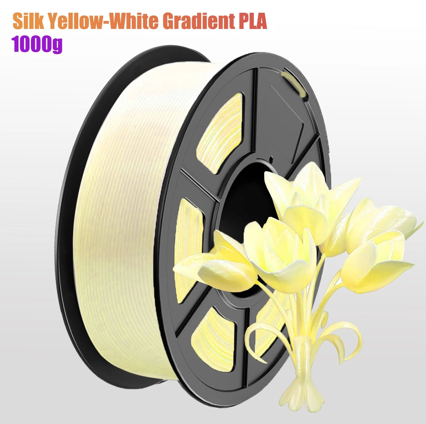 DINGSUN 3D 1.75mm Gradient Silk PLA Filament ±0.02mm | 200g–1kg
