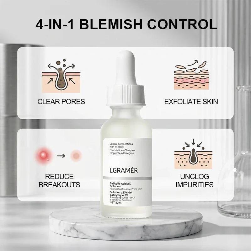 LGRAMER 2% Salicylic Acid Serum – Pore Cleansing & Hydration