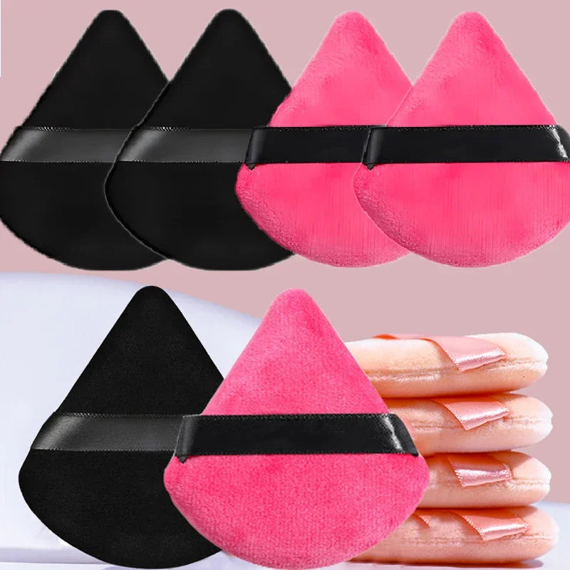 Velvet Triangle Makeup Puff | Soft Sponge Foundation Blender