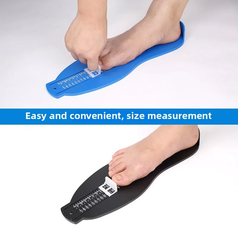 UK/EU Hot Sale Plastic Foot Measuring Device Adult Foot Ruler Foot Length Measurement Gauge for Buying Shoes Promotional Gifts Peaceful Pleasures Health and Wellness