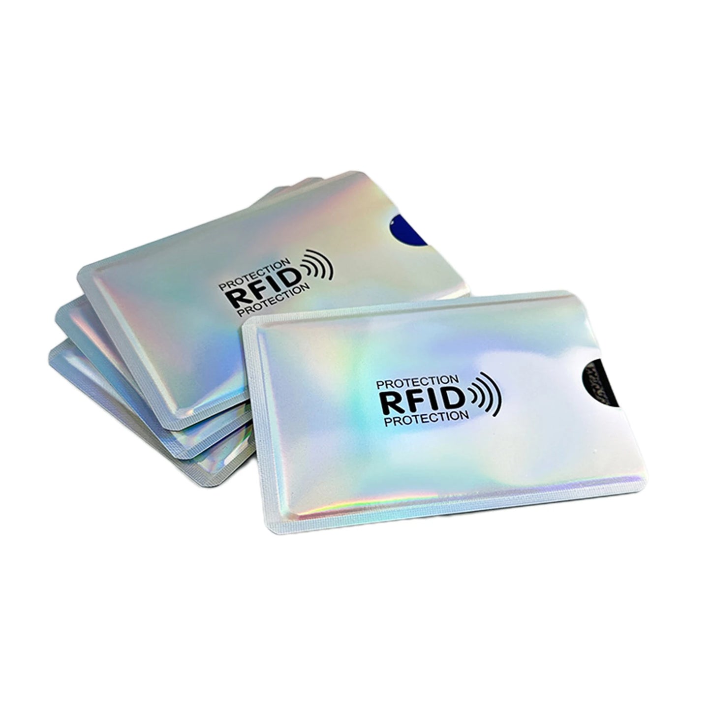 Portable RFID Blocking Sleeves Multi-color Credit Card Protector Protect Your Cards From Electronic Theft Peaceful Pleasures Health and Wellness D