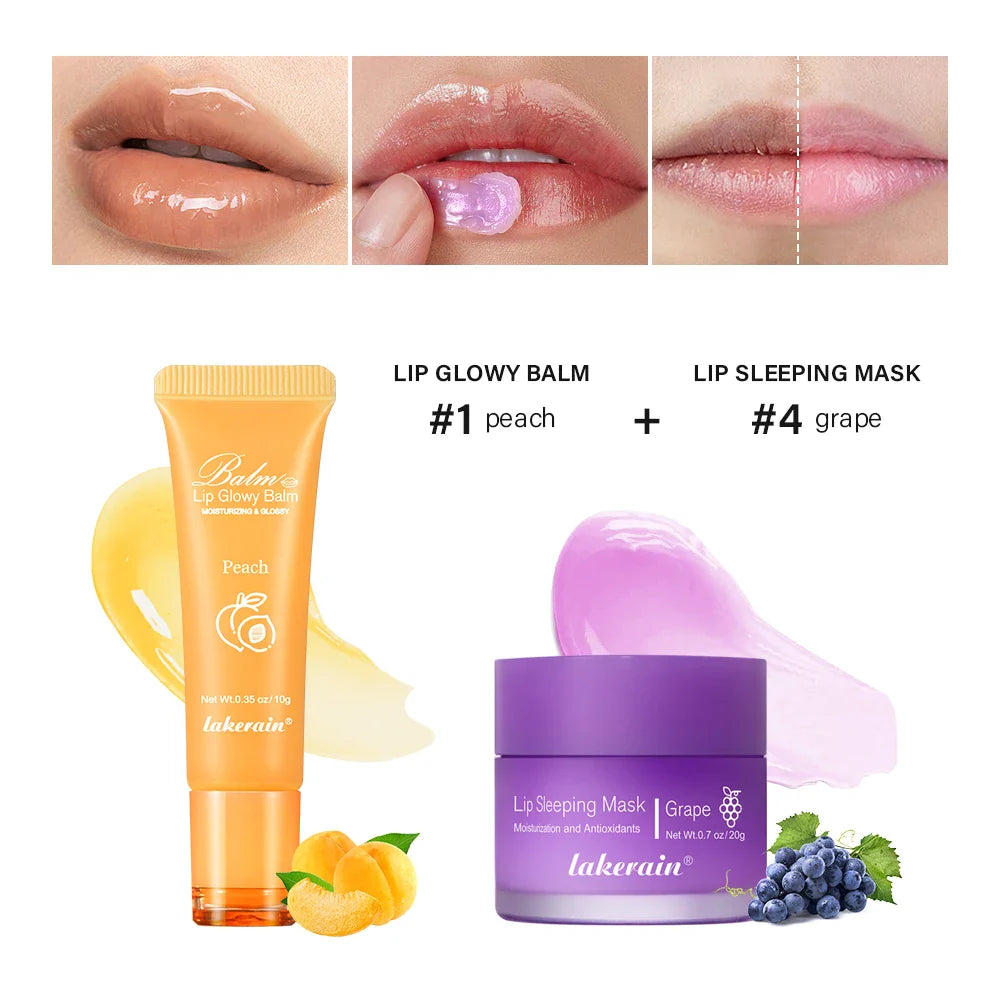 Lip Balm & Overnight Lip Mask Set | Nourishing 2-Pc Duo