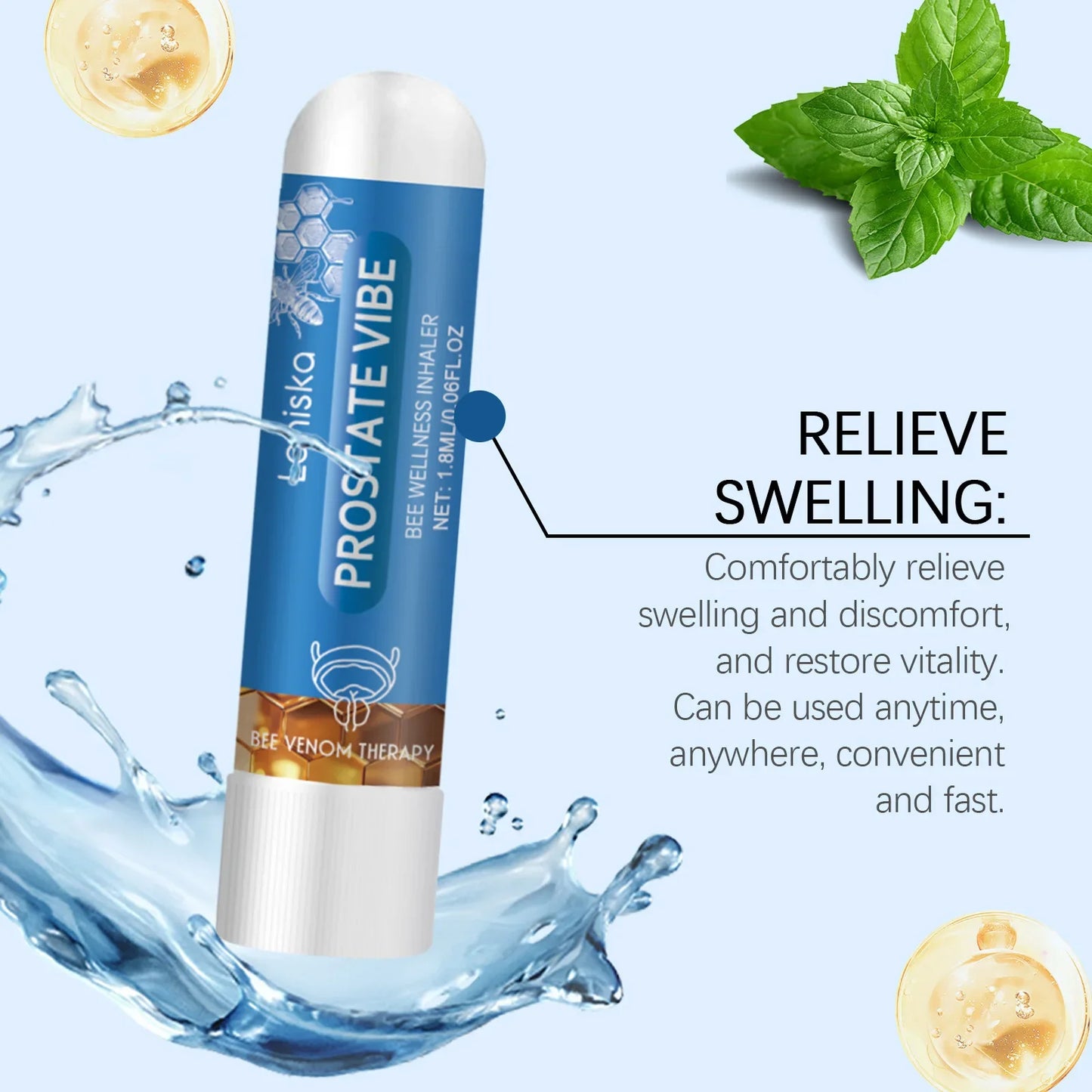 Laniska Men's Essential Oil Nasal Inhaler Stick – 1.8ml