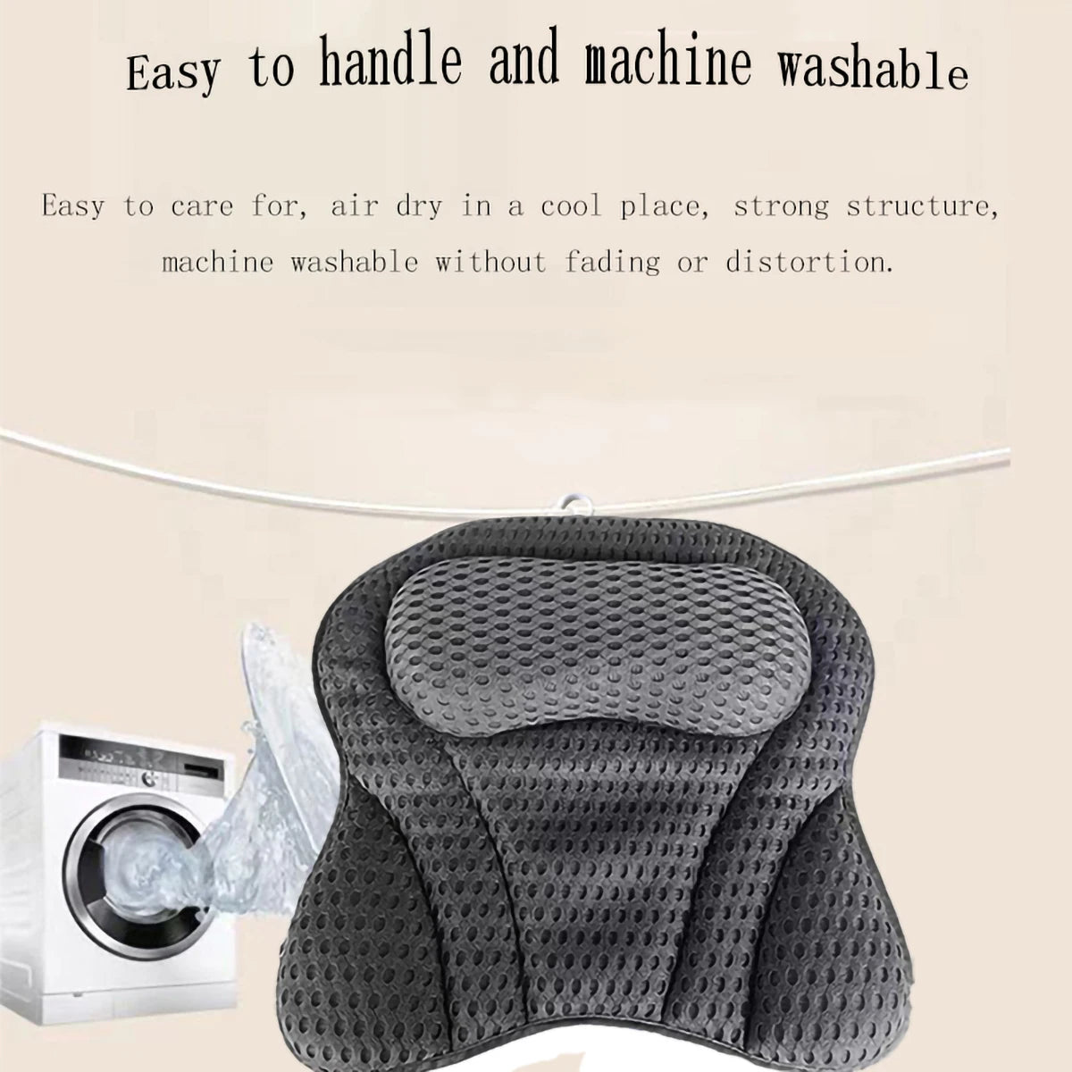 Bathtub suction cup pillow, mesh butterfly bathtub pillow, suitable for after-work bath, soft fabric, relaxing and comfortable Peaceful Pleasures Health and Wellness