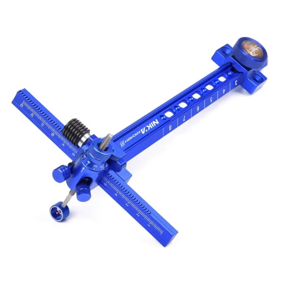 Archery Recurve Bow Metal Sight 9 6-inch Adjustment Shooting Hunting
