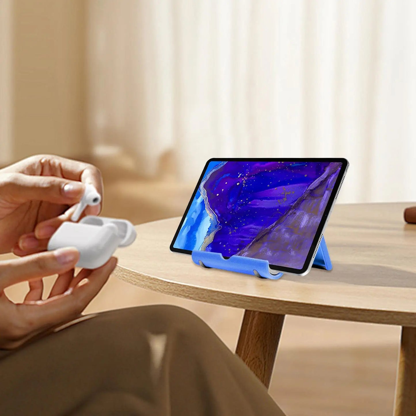 Foldable Phone Stand – Universal Desk Holder for Phones & Tablets