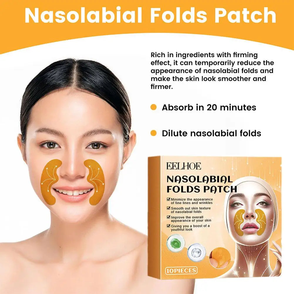 10-Pack Anti-Wrinkle Collagen Firming Patches | Forehead & Eye
