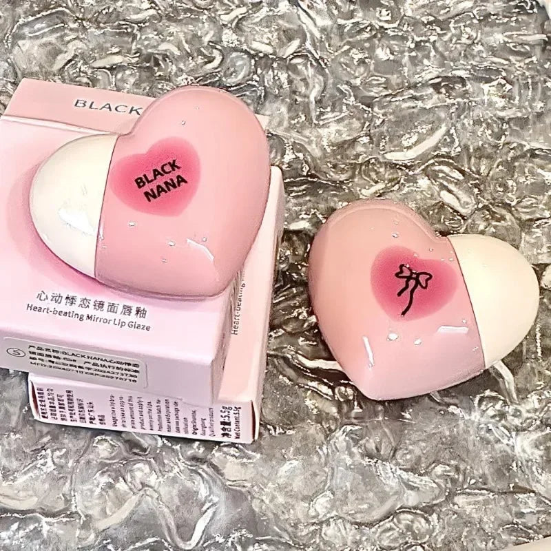 Heart-Shaped Jelly Lip Gloss | Hydrating Mirror Shine Tint