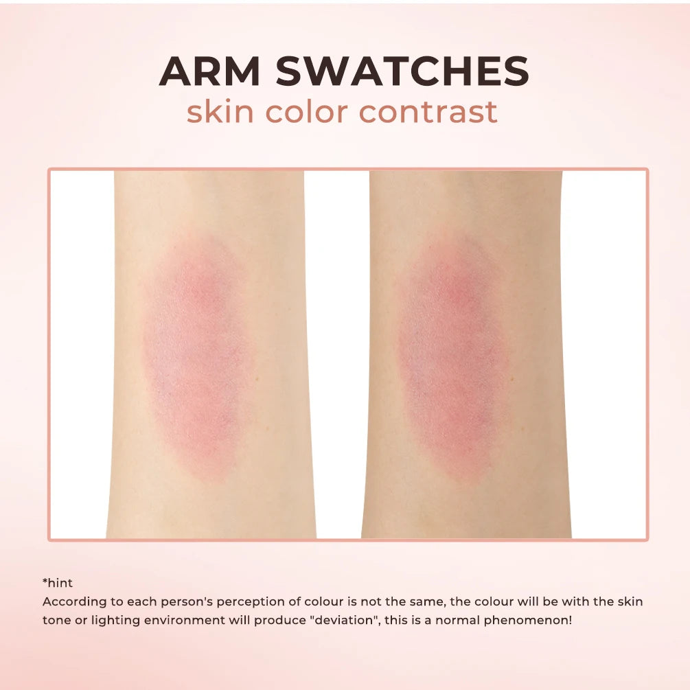 Warm Change Blush Clear Crystal Color Changing Highlight Lasting Fine Shimmer Blush Cream Natural Makeup Blush Palette Lip Tint Peaceful Pleasures Health and Wellness