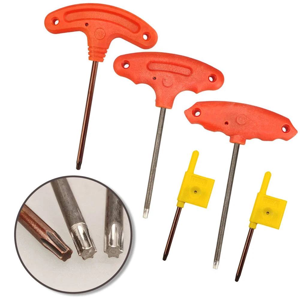 T Shape Screwdriver Electronics Toy Repair Sizes T8 Featuring Steel