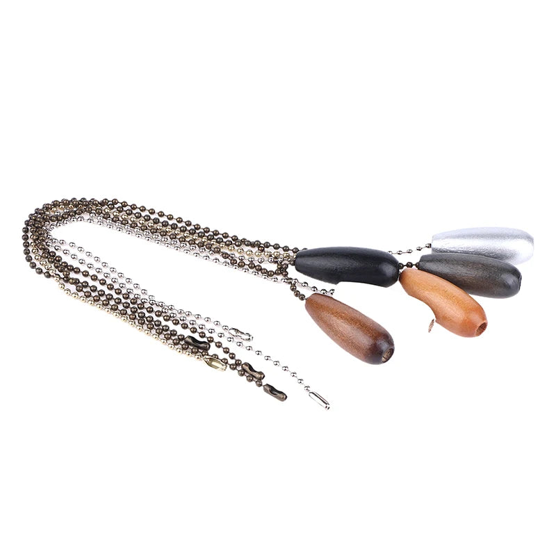 6 Colors Ceiling Fan Chain Pulls Wooden Pull Chain Pendant Rope Extension Pull Chain Easy Install For Ceiling Light Lamp Fan Peaceful Pleasures Health and Wellness