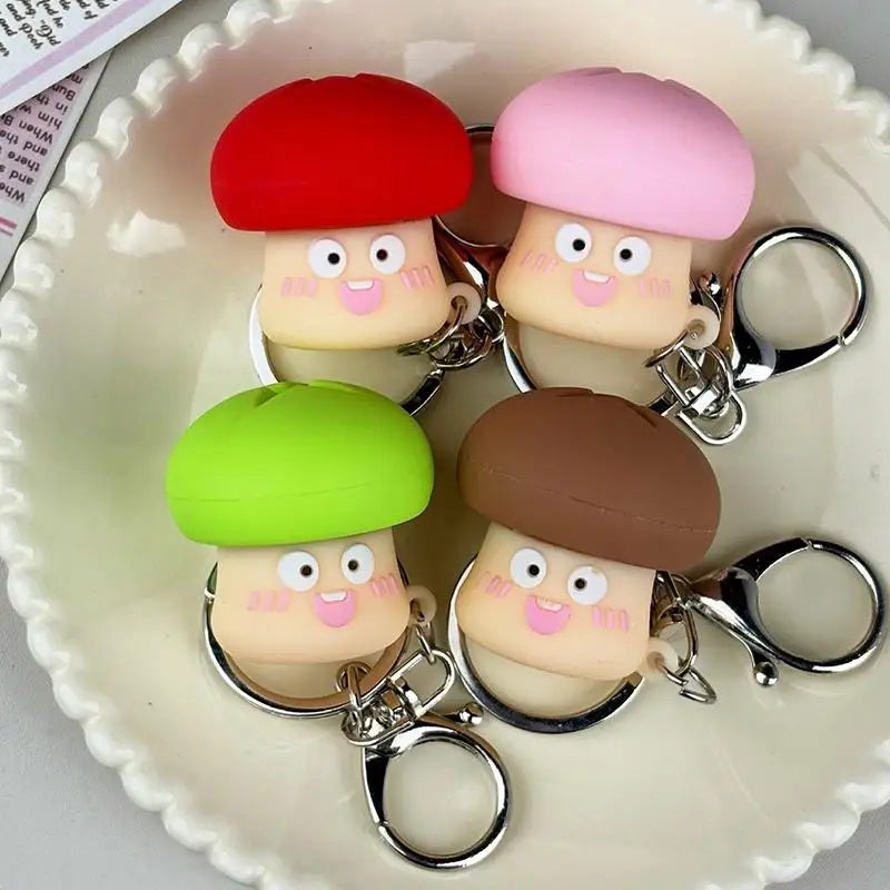 Cute Squishy Clicker Keychain – Slow Rebound Fidget Toy Pendant