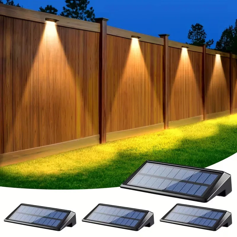 Solar Wall Lights Outdoor IP65 Waterproof – Garden & Pathway