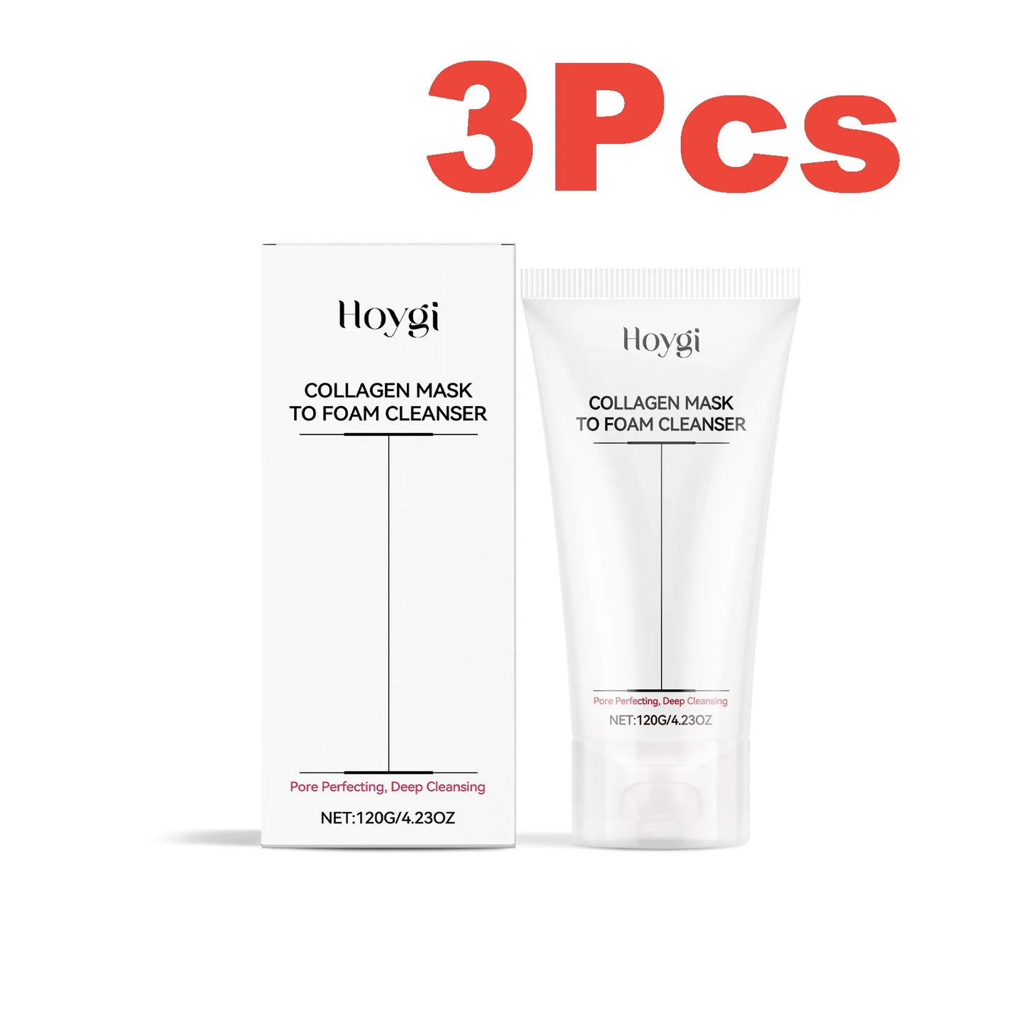Collagen & Hyaluronic Acid Facial Cleanser – Hydrating Face Wash