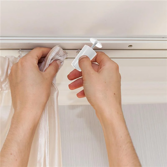 Roller Blind Stopper Clips 8-Pack White | Window Shutter Repair Blind Repair Parts Peaceful Pleasures Health and Wellness White