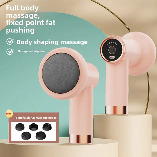 Women Mini Portable Electric Massage Gun Deep Tissue Percussion Muscle Relaxation for Fitness Slimming Pain Relief Massager Peaceful Pleasures Health and Wellness