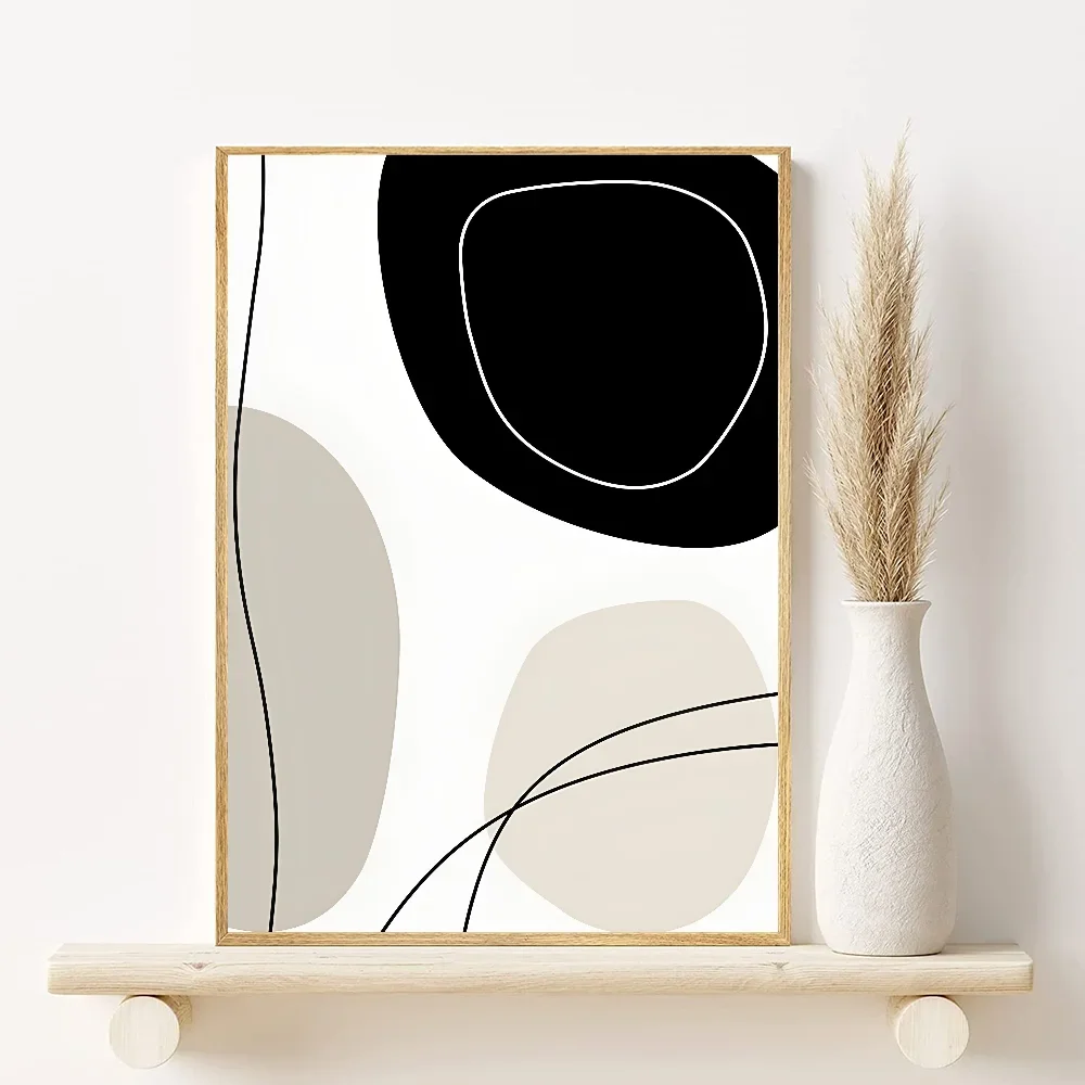 Abstract Bohemian Canvas Wall Art Poster | Aesthetic Home Décor Canvas Wall Art Peaceful Pleasures Health and Wellness