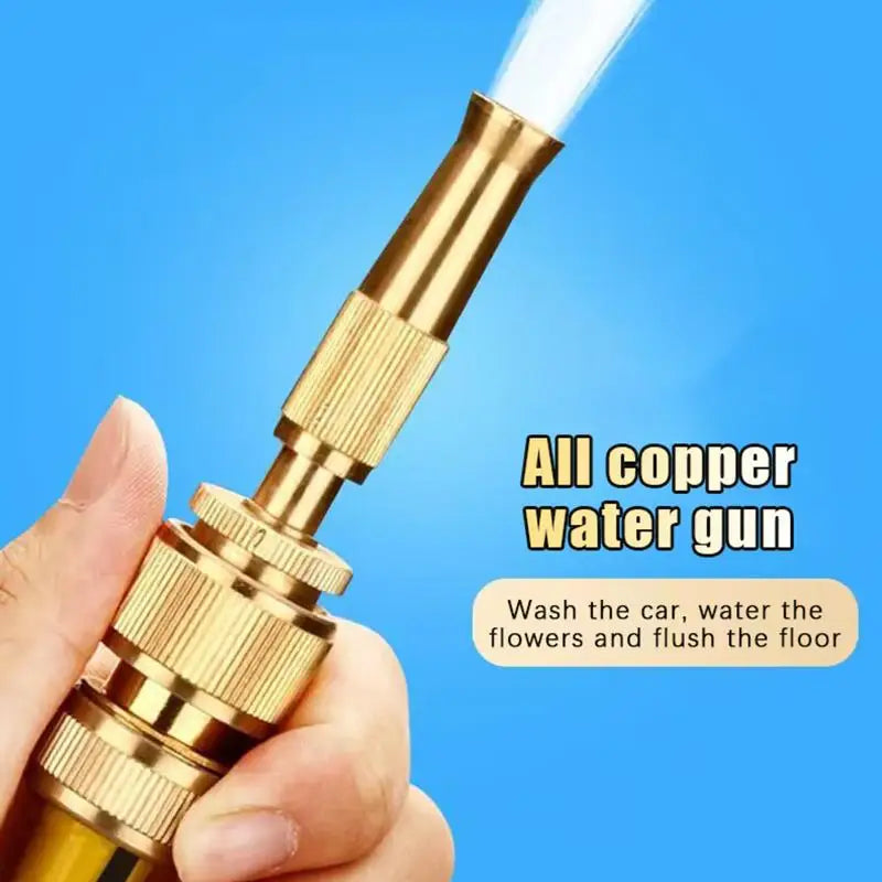 Brass High-Pressure Water Spray Nozzle | Quick Connector