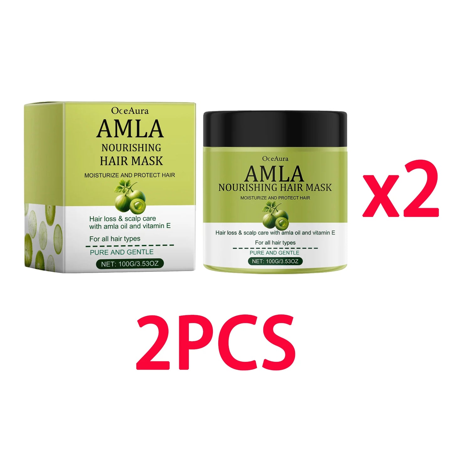 OceAura Amla Oil Hair Mask – Deep Moisture & Frizz Repair