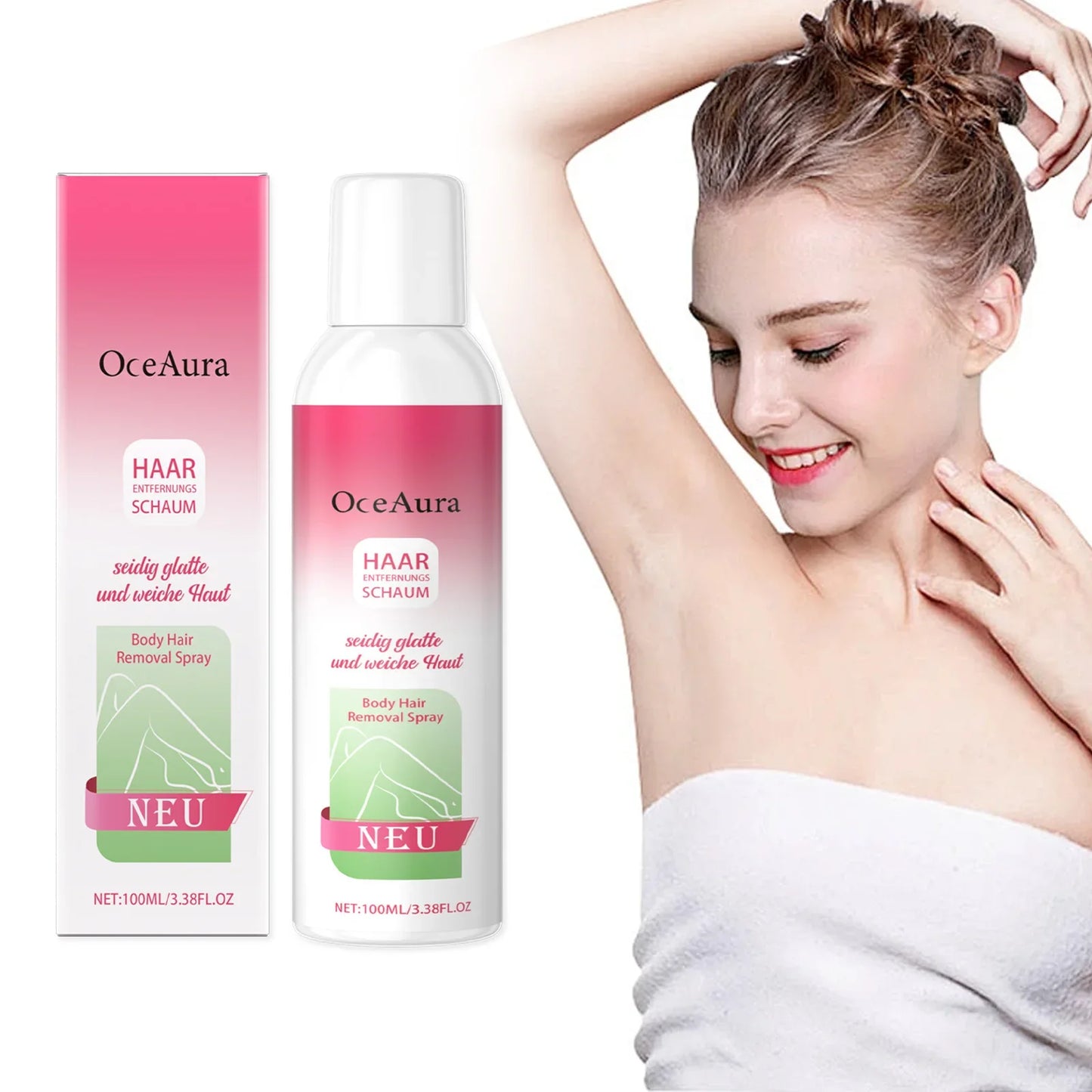 Body Hair Removal Spray – Gentle, Non-Irritating Formula