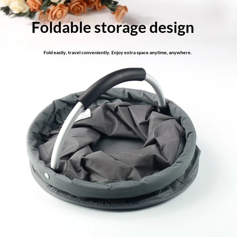 Hot 17L Large Storage Organiser Bag Folding Basket Picnic Tote Outdoor Cleaning Caddy with Handle Tool Bag Cleaning Supplies Peaceful Pleasures Health and Wellness