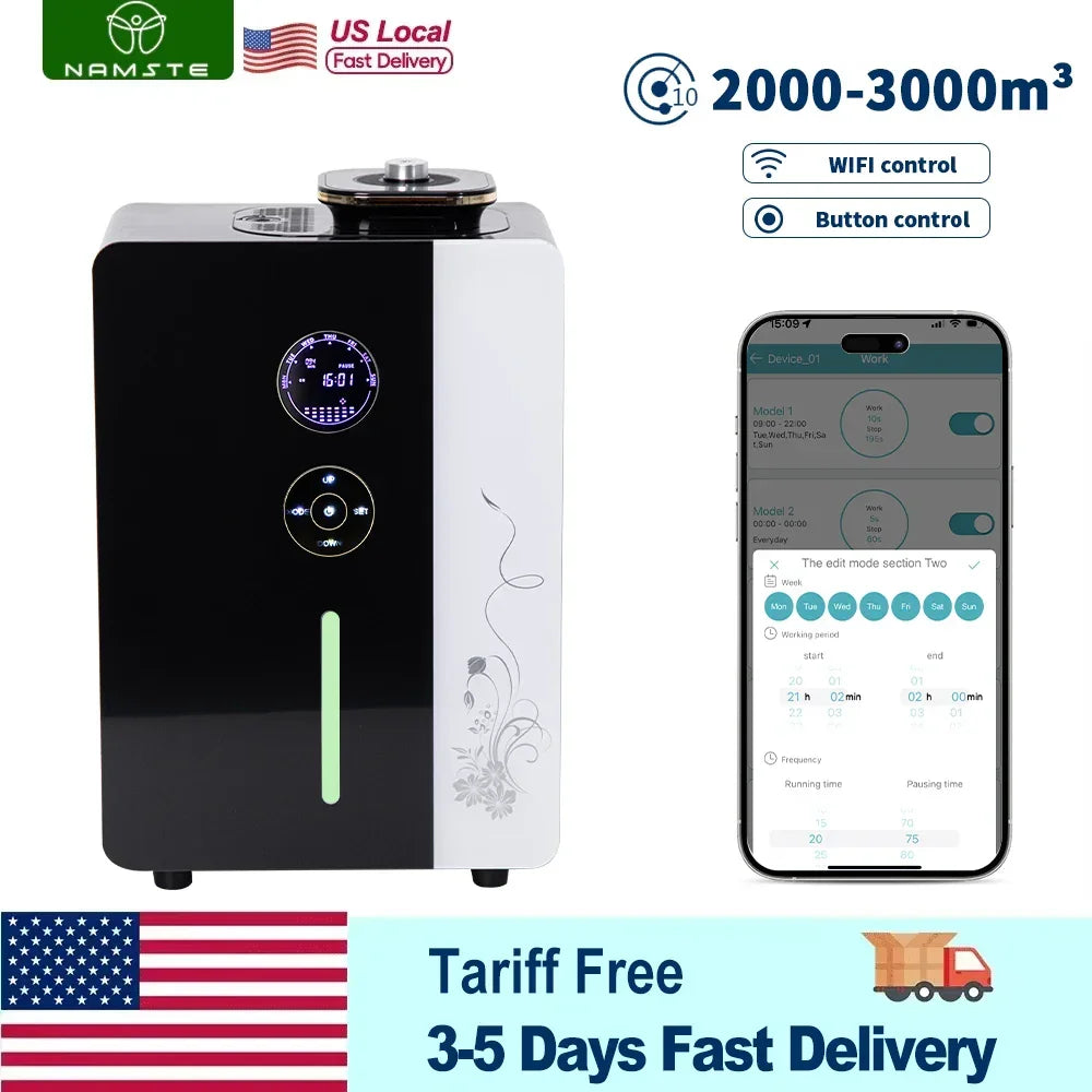 NAMSTE 3000m³ Commercial Aroma Diffuser WiFi Control (Model NMT-191) Peaceful Pleasures Health and Wellness